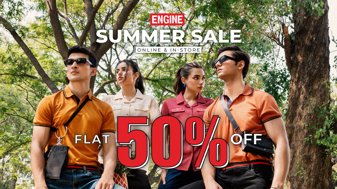 summer sale flat 50 off by engine