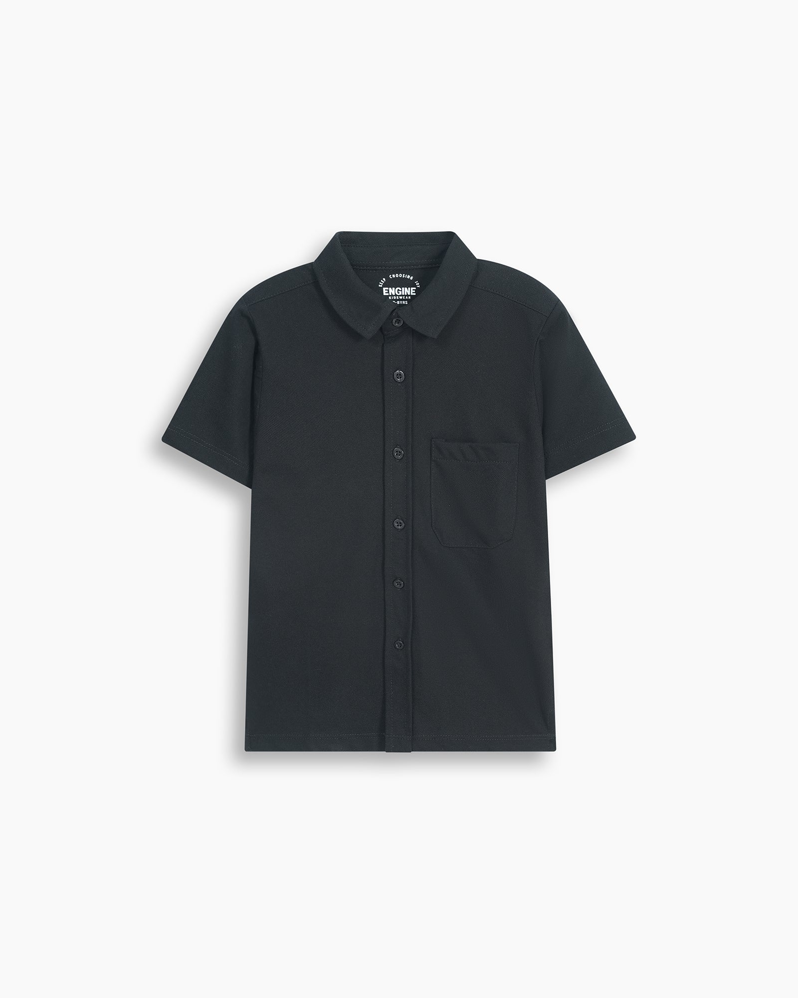 Boys Button Down Short-Sleeve Shirt