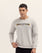 Men Light Grey Color Fashion Sweat Shirt For MEN - ENGINE