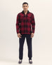 Men Maroon Color Fashion Long Sleeve Button Down