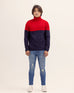 Men Red Color Fashion Sweater