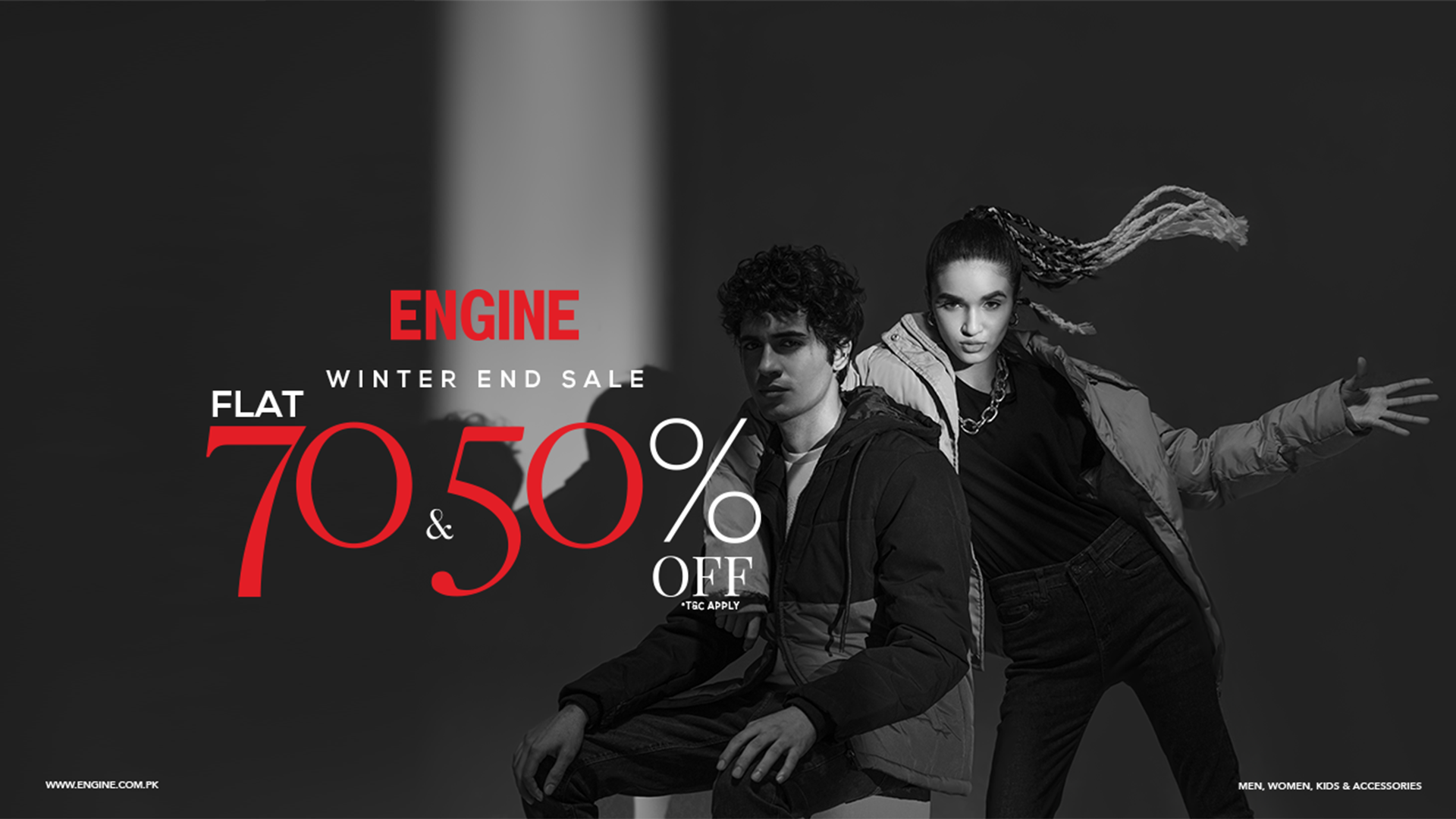 ENGINE Winter Sale 2024 - FLAT 70% and 50% OFF