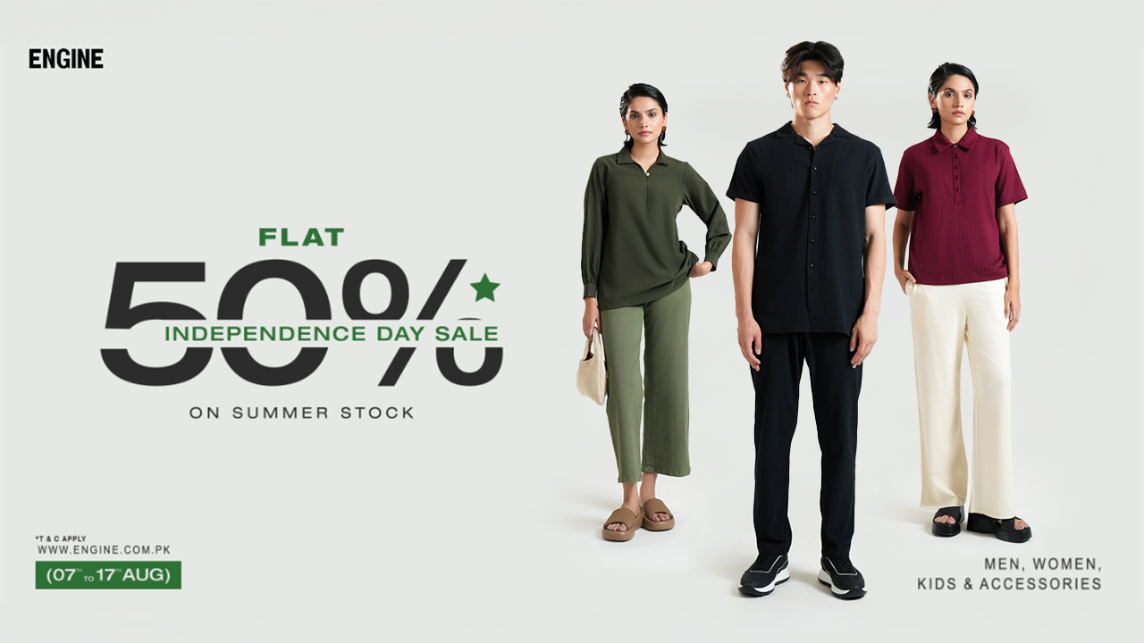 Flat 50% azadi sale
