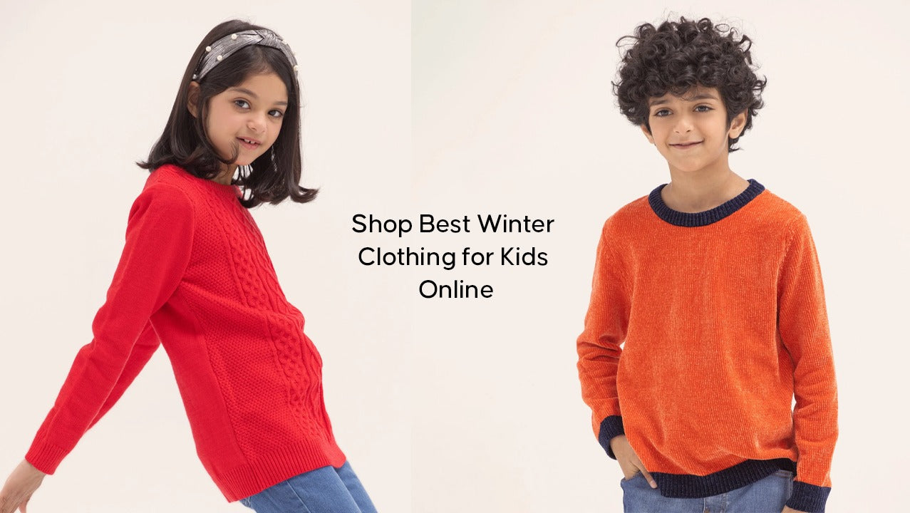 Winter clothing for kids online in Pakistan