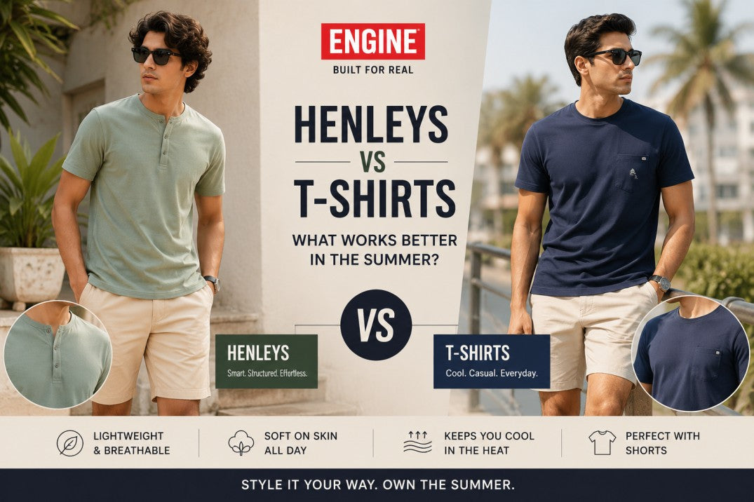 henley or t shirts which is worthy to buy for summer in Pakistan