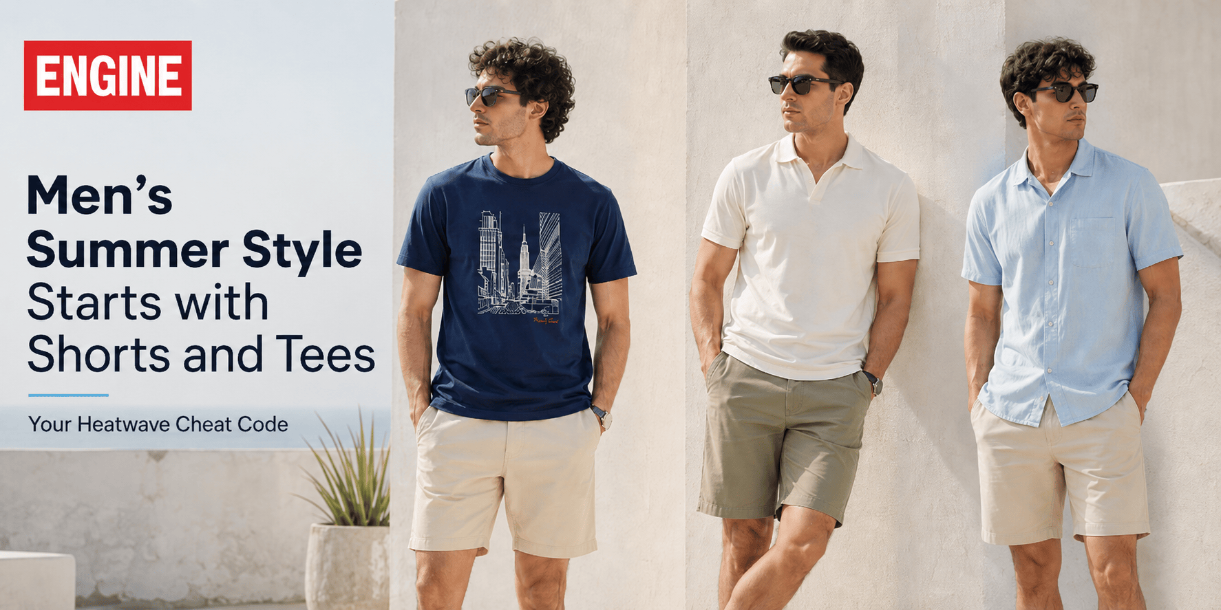 Men's Summer Style Starts with Shorts and Tees: Your Heatwave Cheat Code