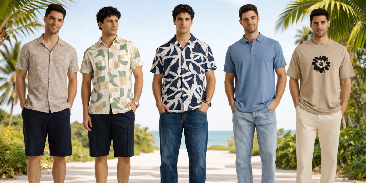 t shirts vs polo shirts for men in Pakistan for summer