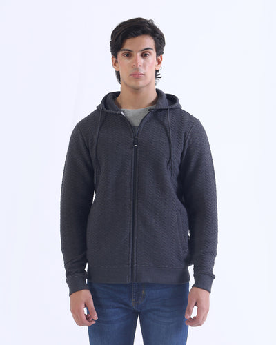 Men Zip Thru Hoodie