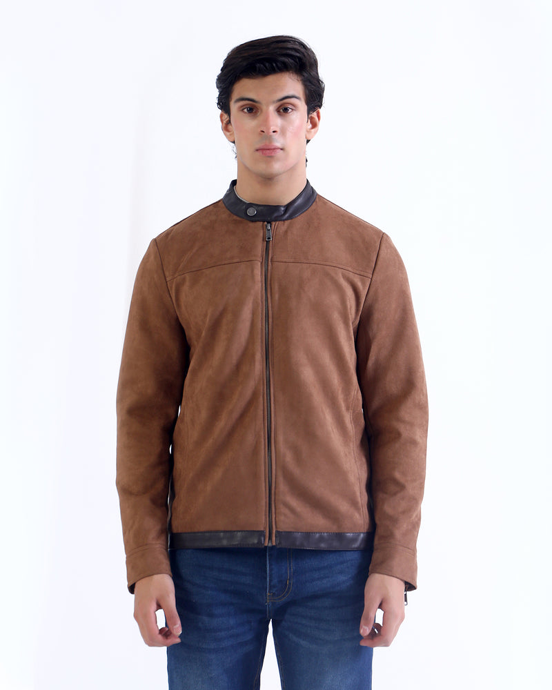 Men Suede Jacket - Engine - Buy Now