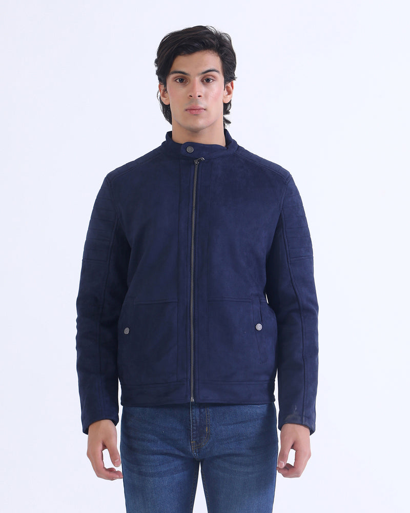 Men Suede Jacket - Engine - Buy Now