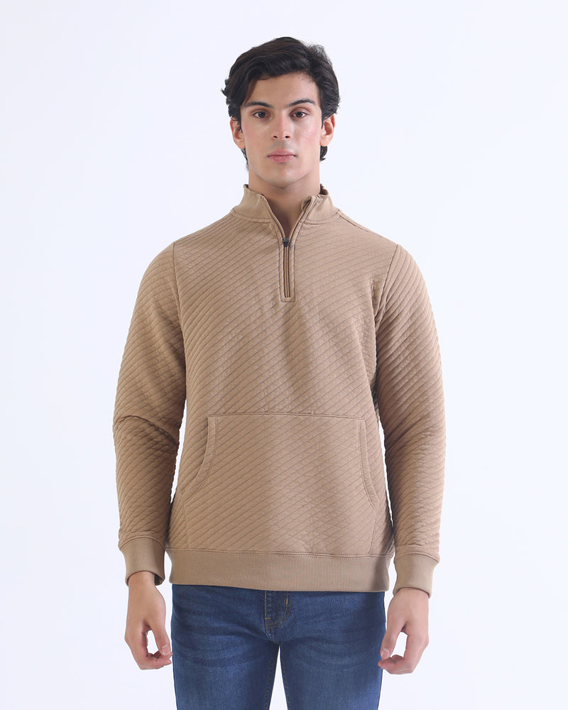Men Mock Neck Zipper Upper - Engine - Buy Now