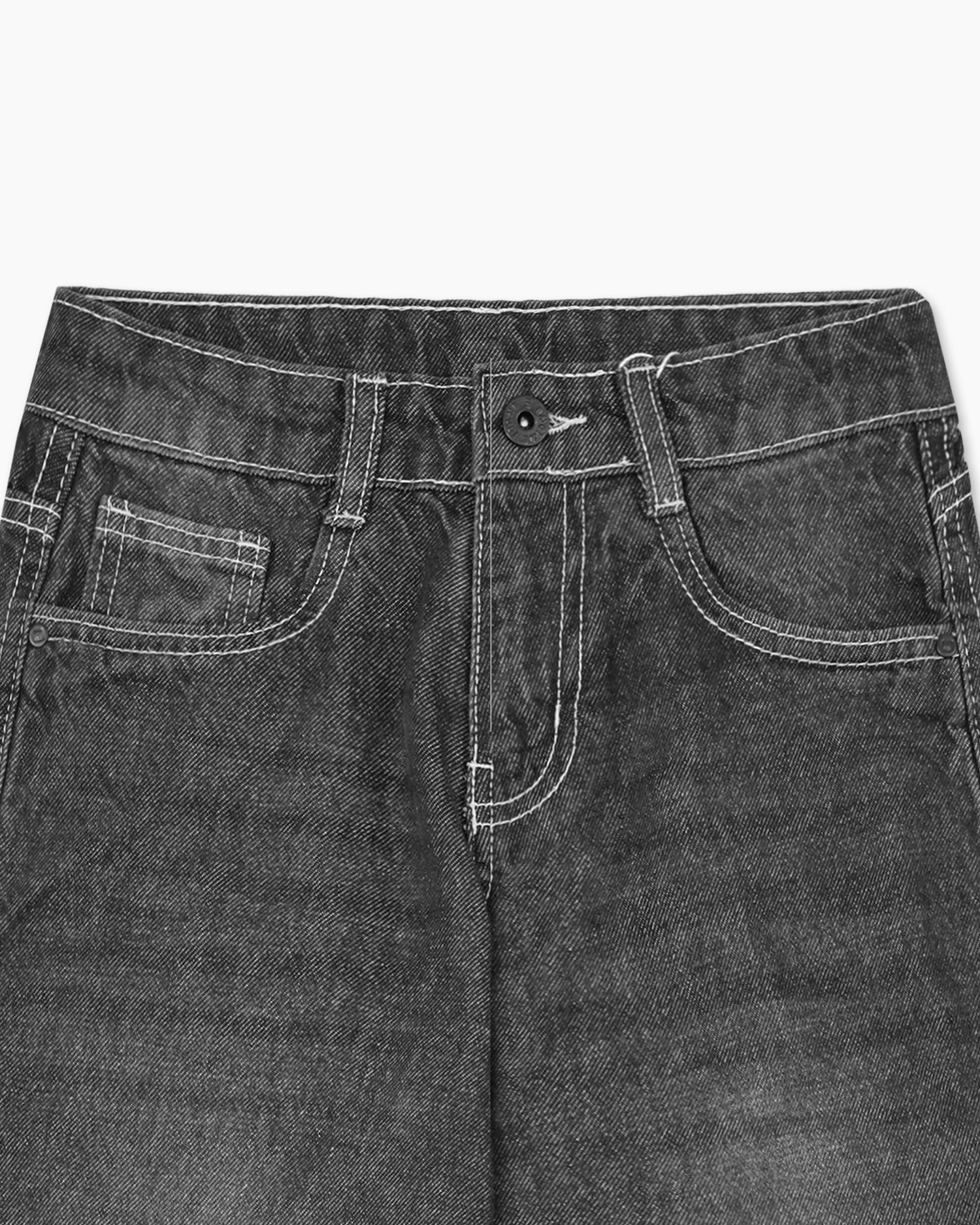 Girls Balloon Fit Denim