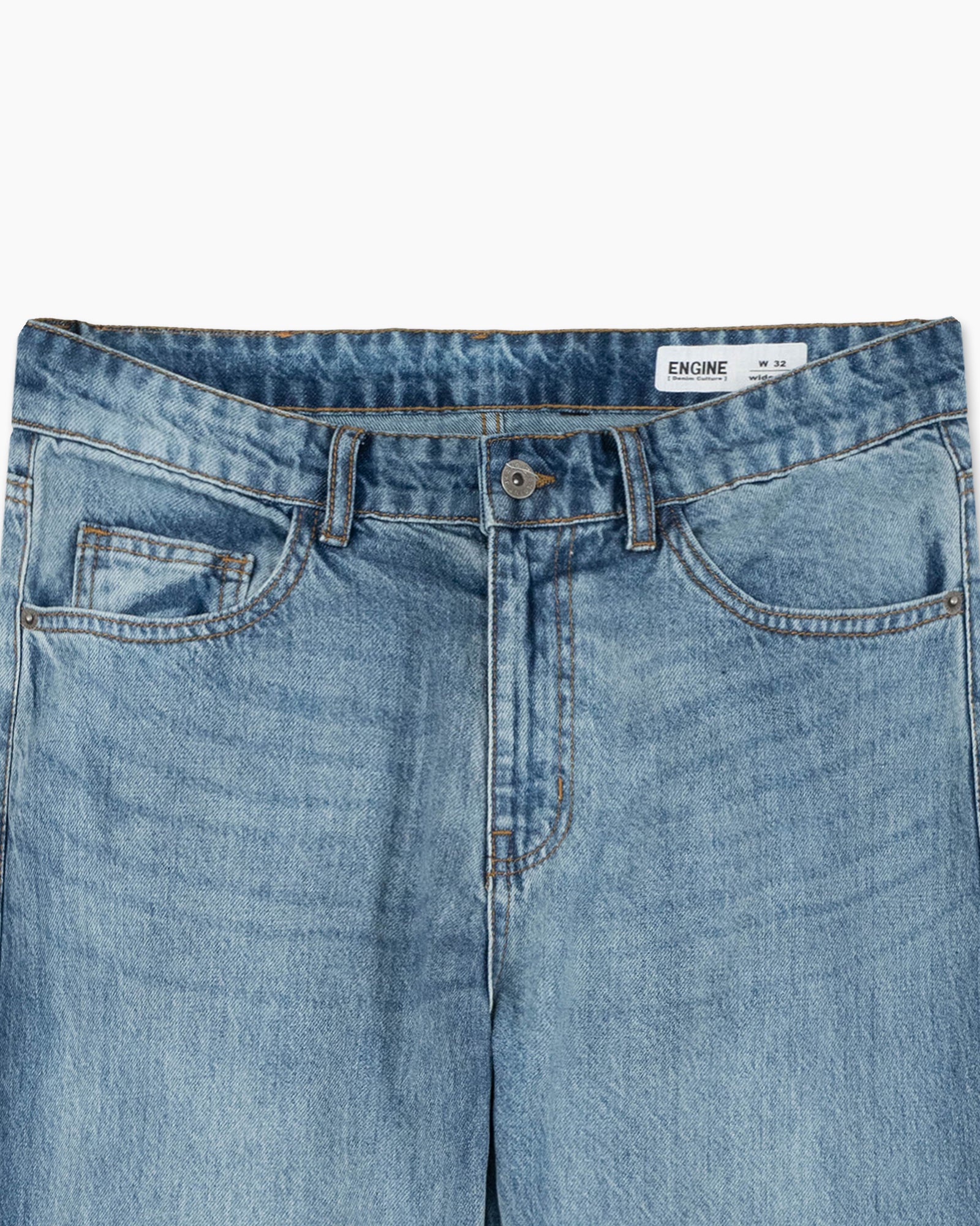 Men Wide Leg Denim - Engine - Buy Now