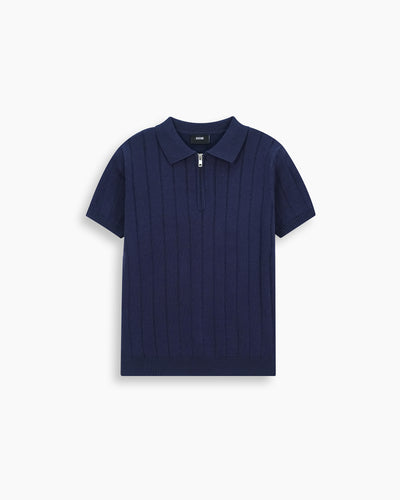 Boys Zipper Polo