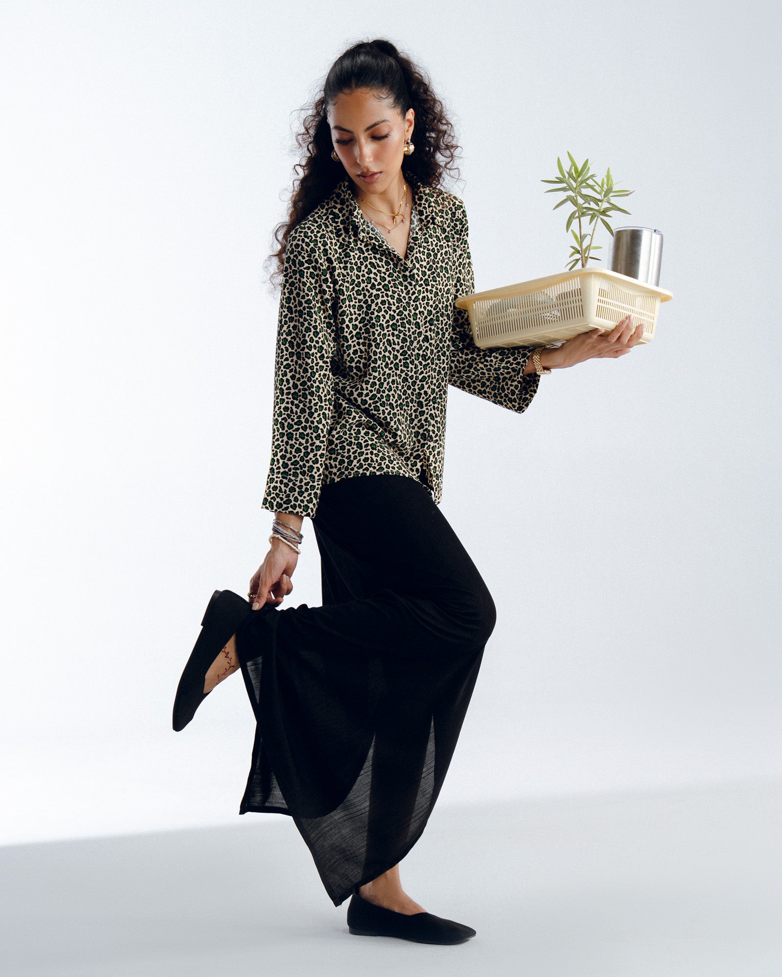 Women Button Down Top