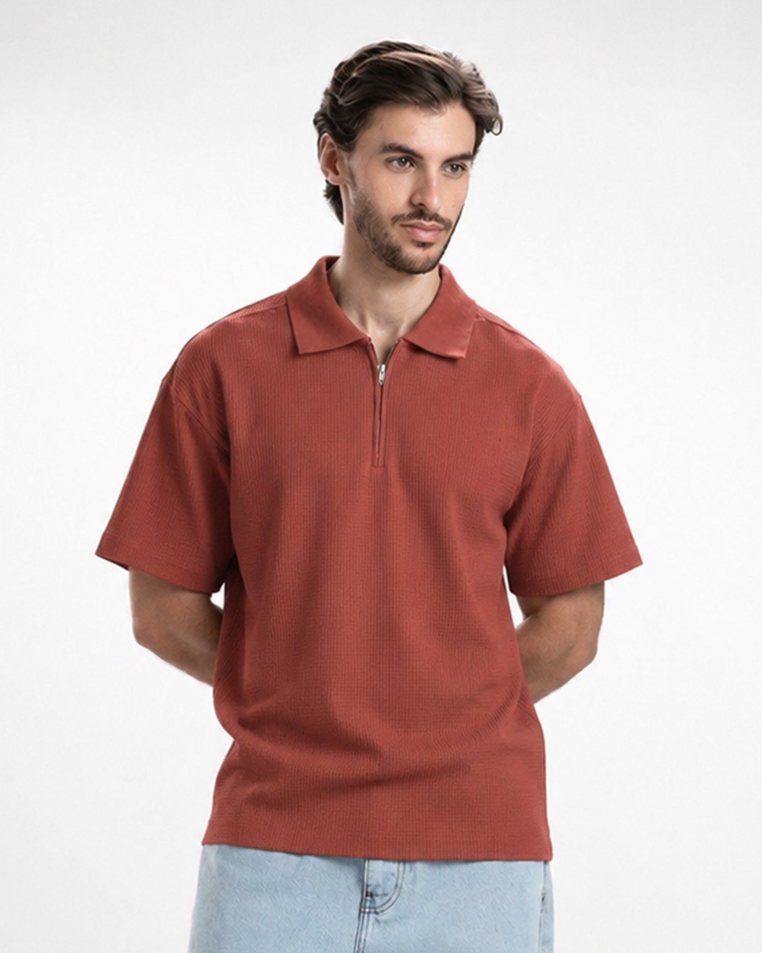 Men Zipper Polo - Engine - Buy Now