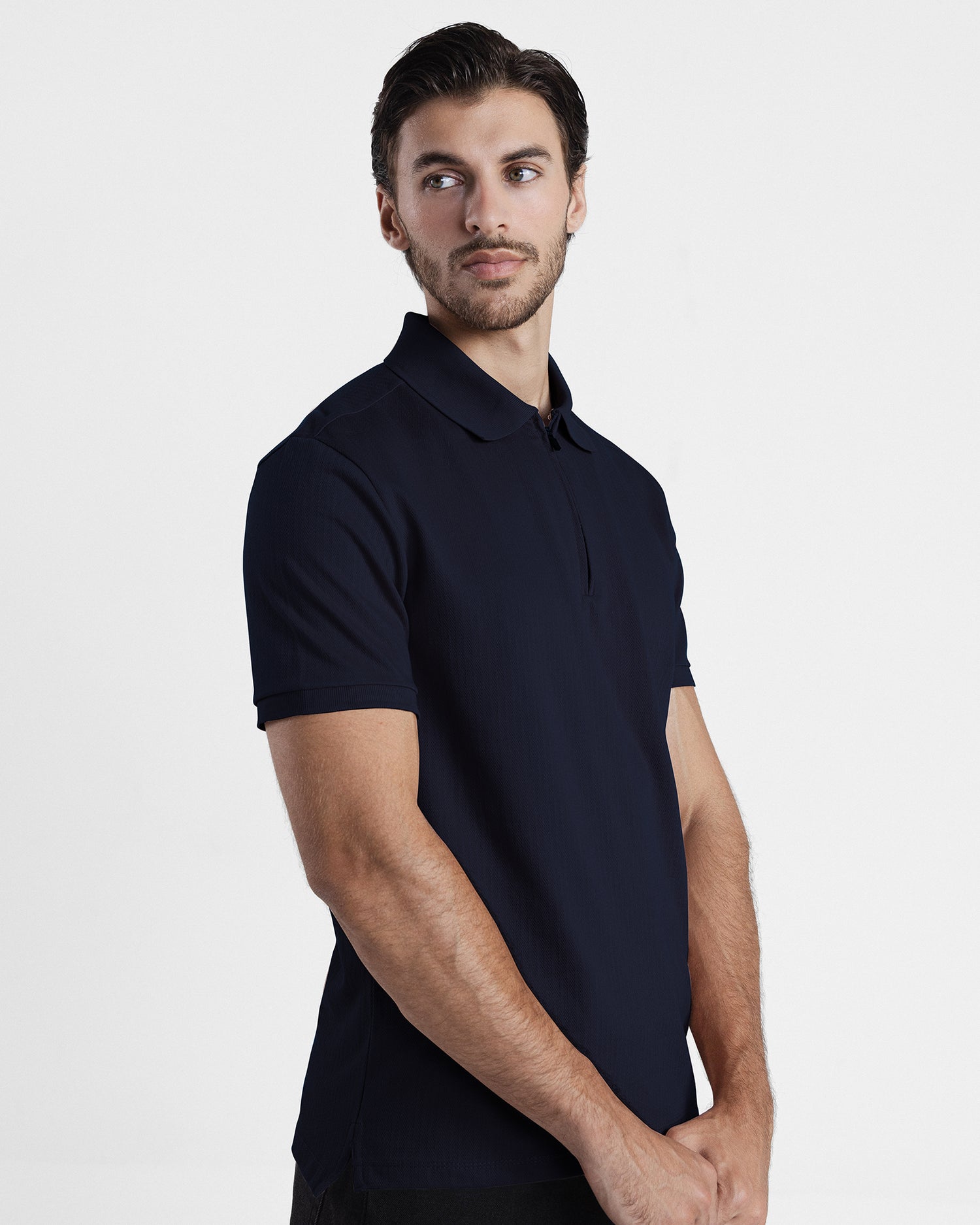 Men Zipper Polo - Engine - Buy Now