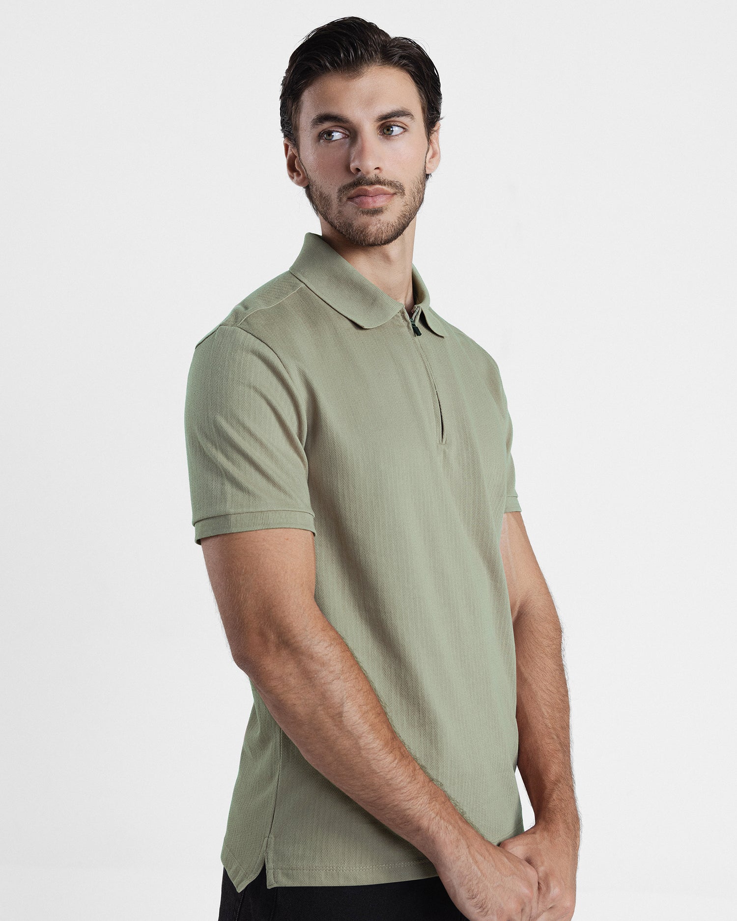 Men Zipper Polo - Engine - Buy Now