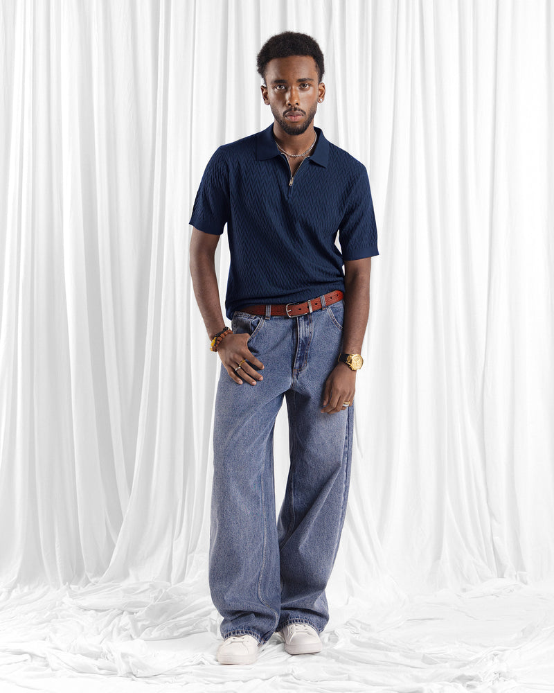 Men Zipper Polo - Engine - Buy Now