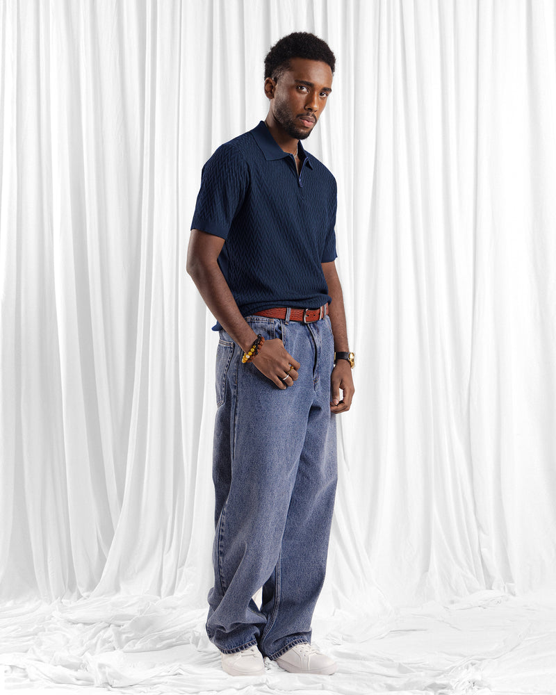 Men Zipper Polo - Engine - Buy Now