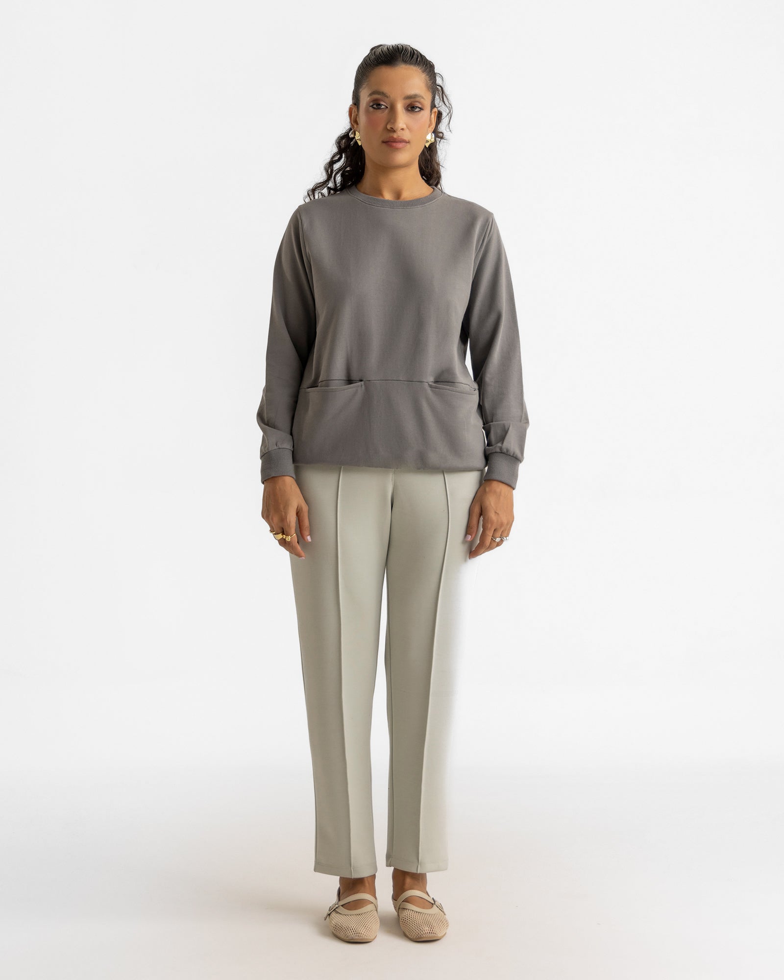 Women Basic Sweatshirt