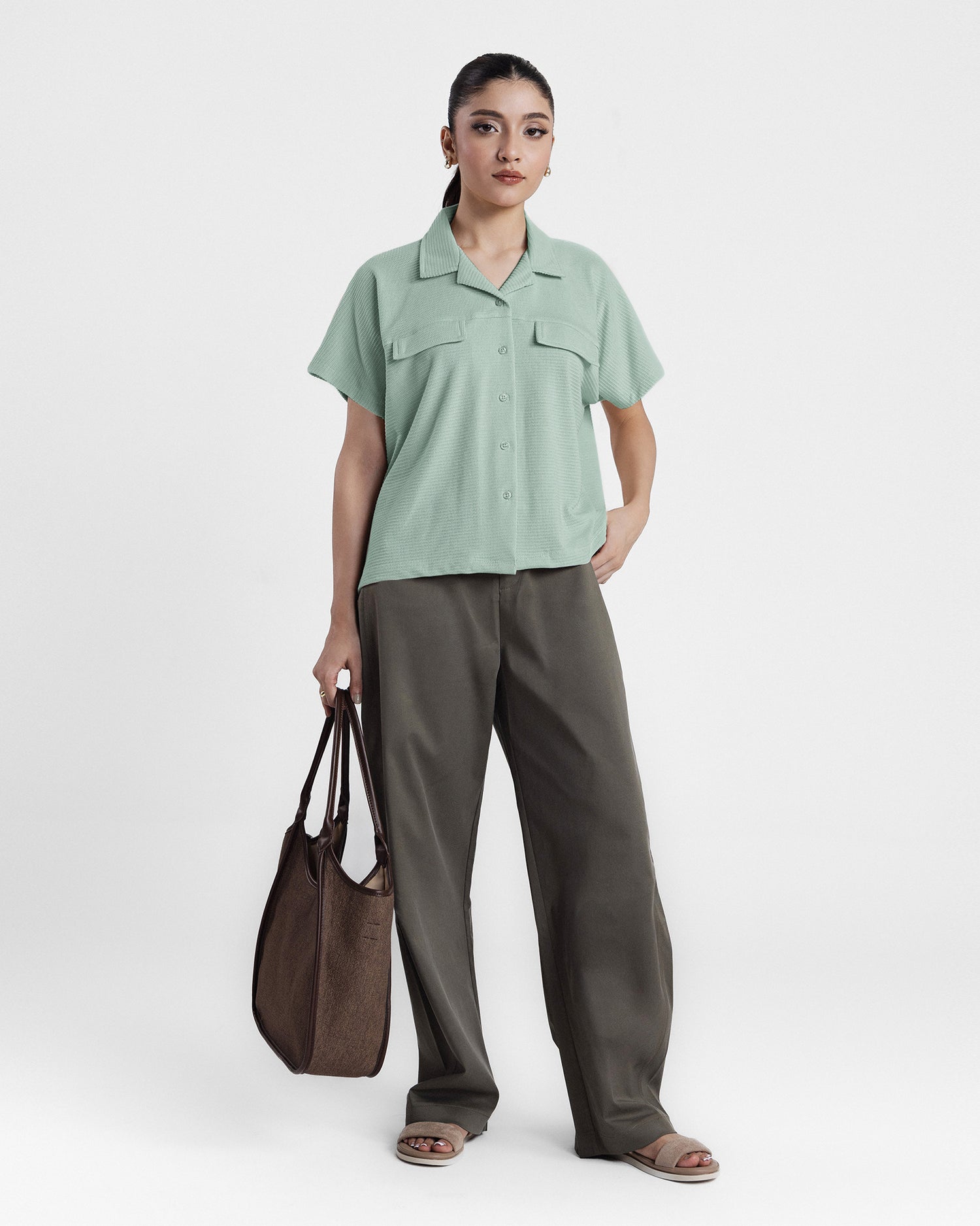 Women Button Down Top - Engine - Buy Now