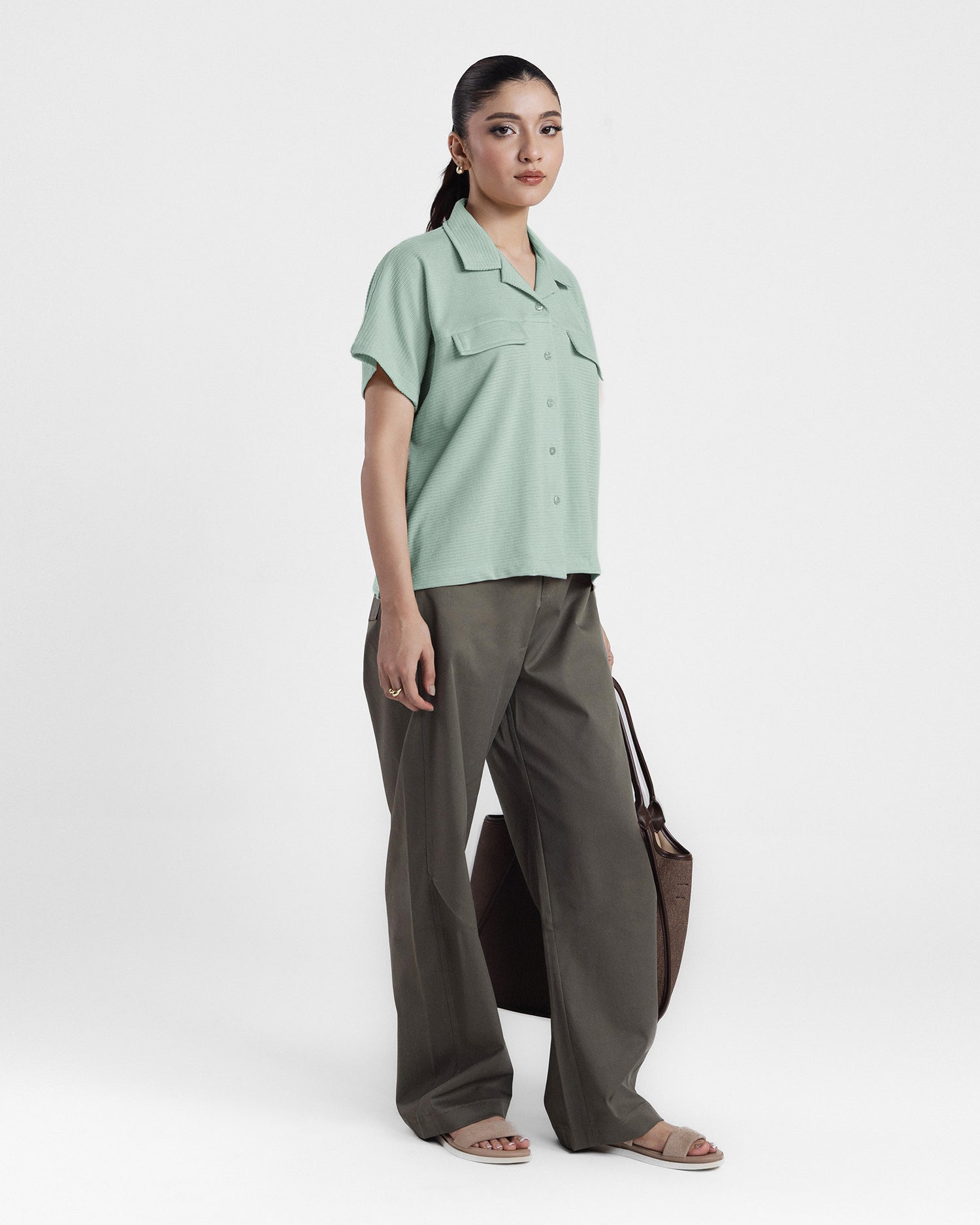 Women Button Down Top - Engine - Buy Now