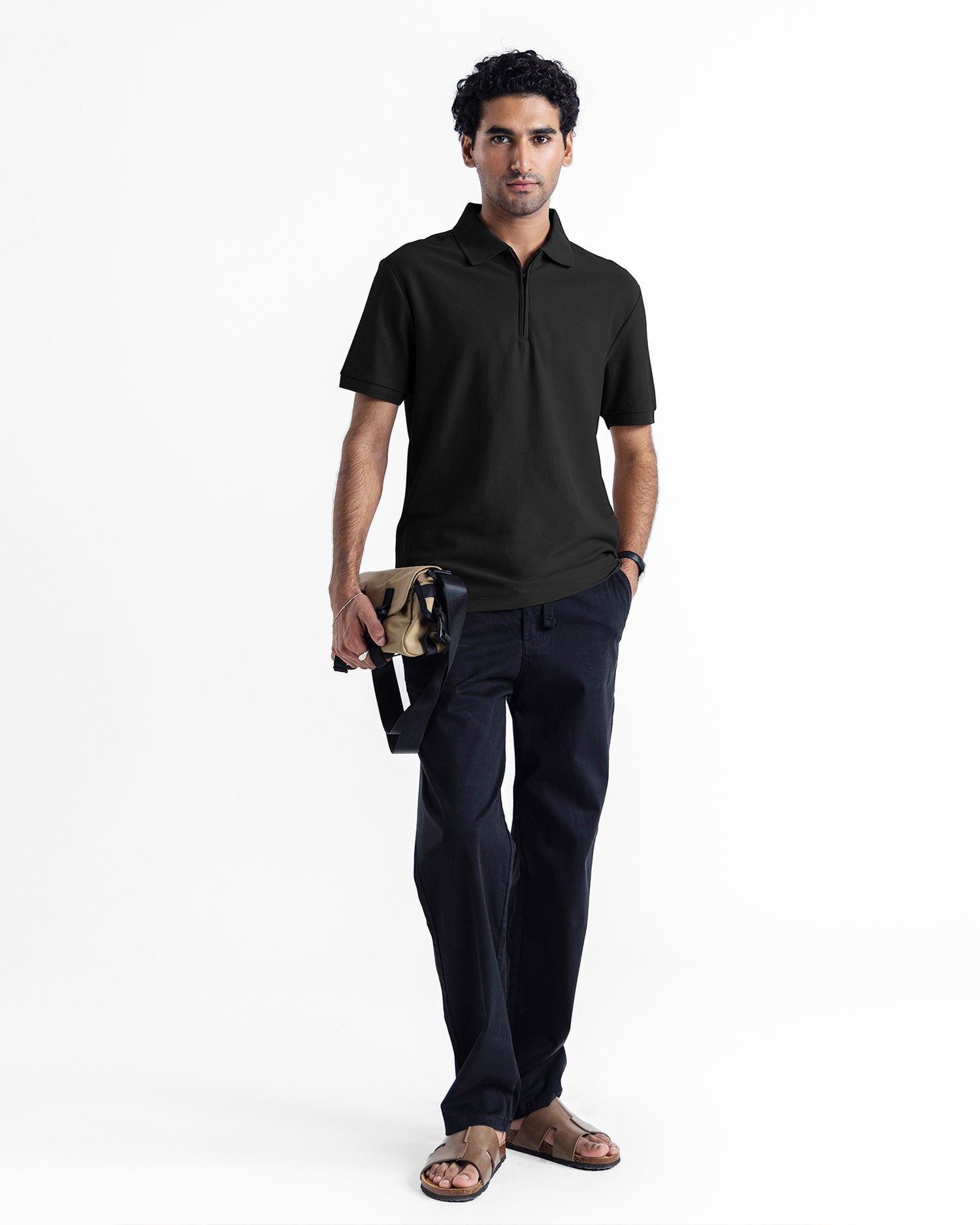 Men Zipper Polo - Engine - Buy Now