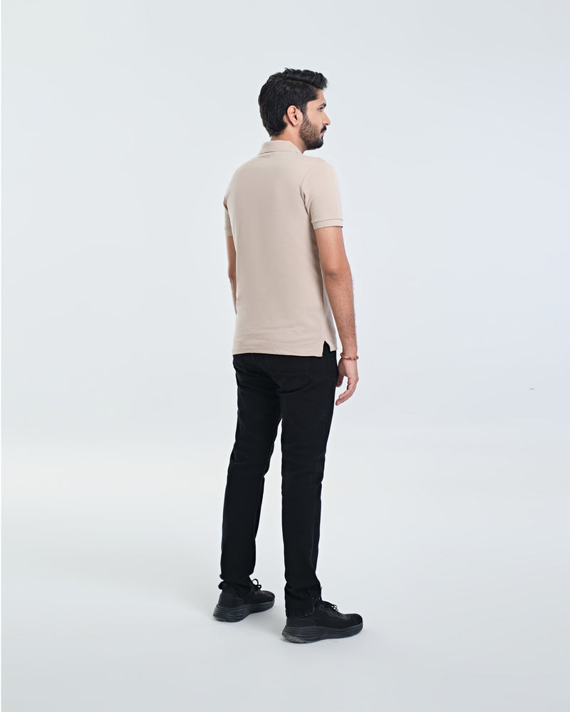 Men Solid Polo Tee - Engine - Buy Now