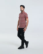 Men Yarn Dyed Polo Tee - Engine - Buy Now
