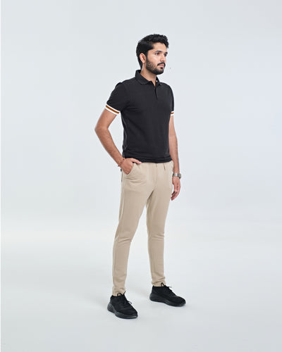 Men S/S Solid Polo Tee