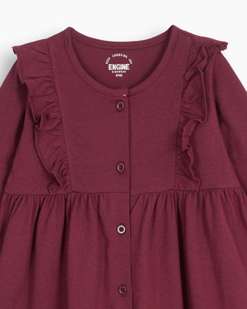 Girls Plain Dress - Engine - Buy Now