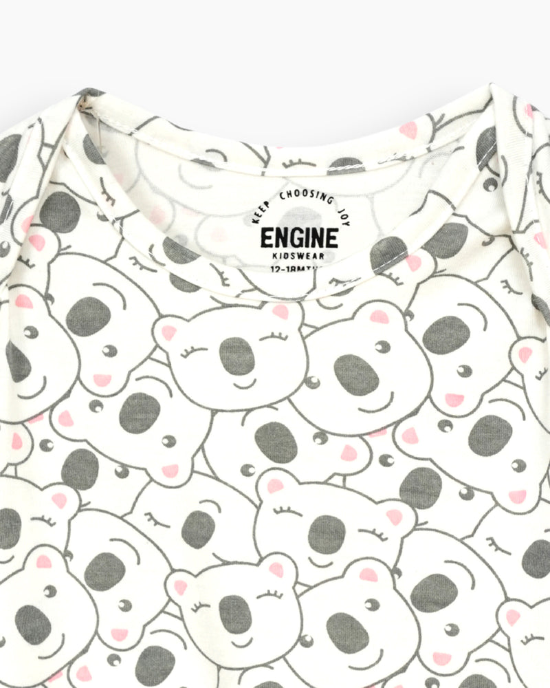 Girls Printed Romper - Engine - Buy Now