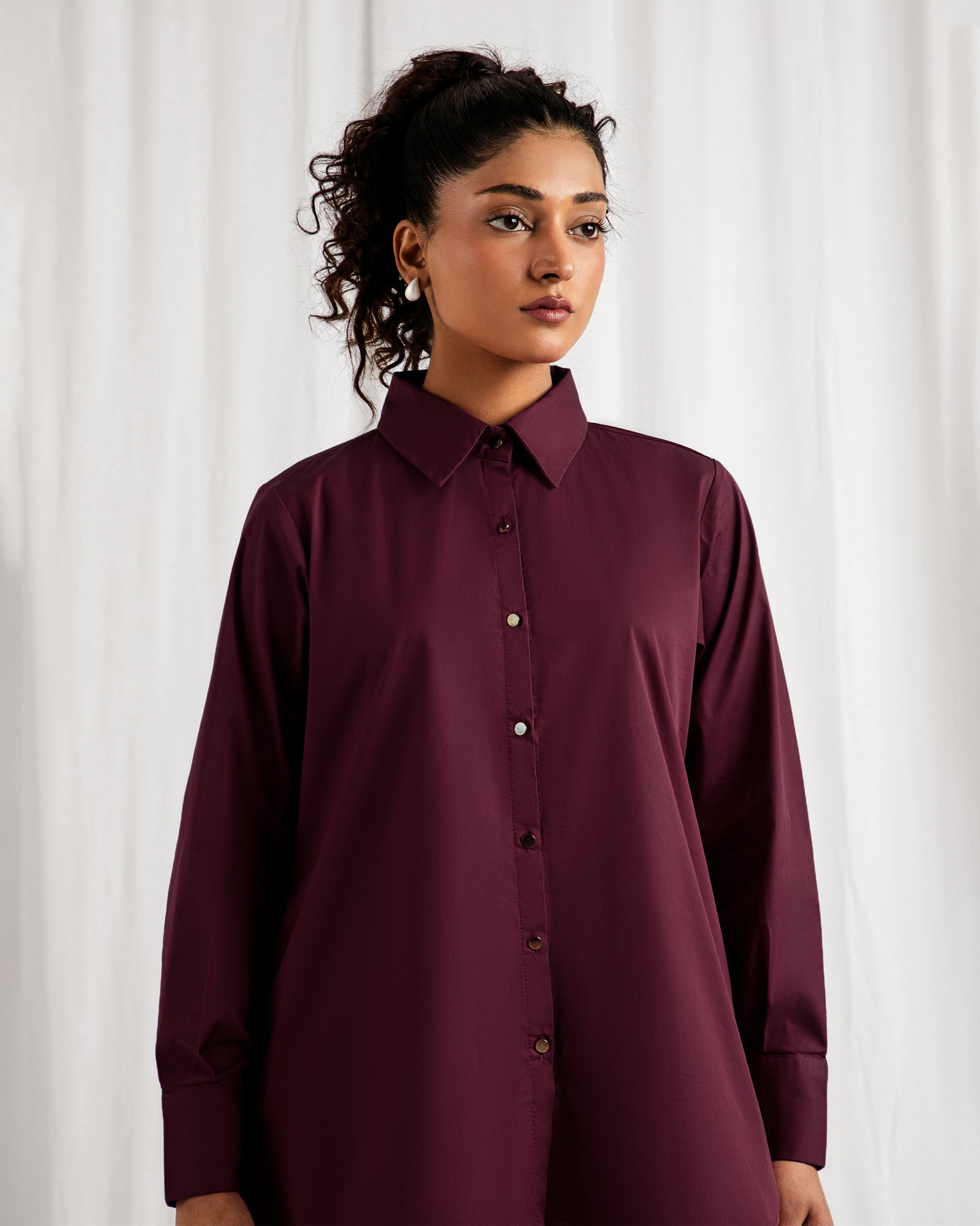 Women Button Down Top