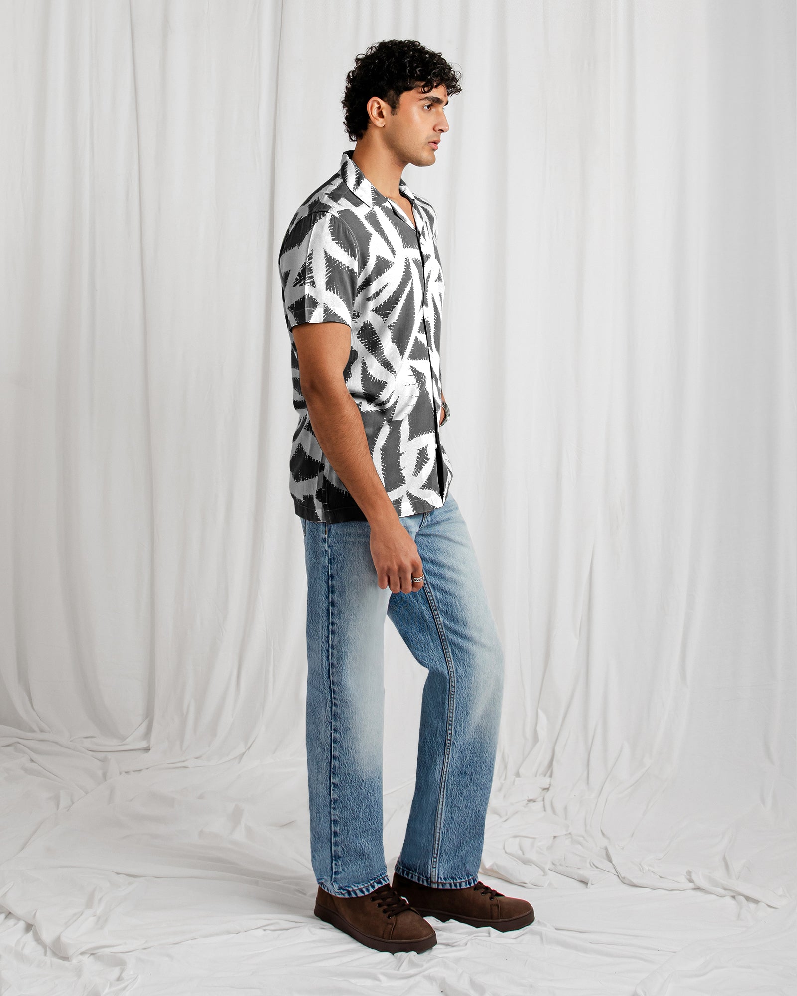 Men Regular Fit Casual Shirt - Engine - Buy Now