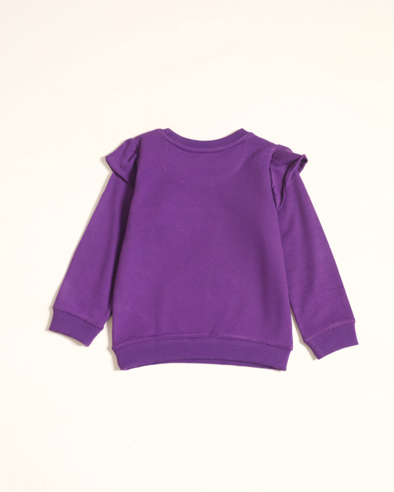 Girls Typography Sweatshirt - Engine - Buy Now