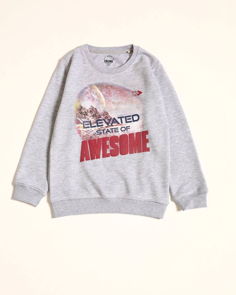 Boys Typography Sweatshirt - Engine - Buy Now
