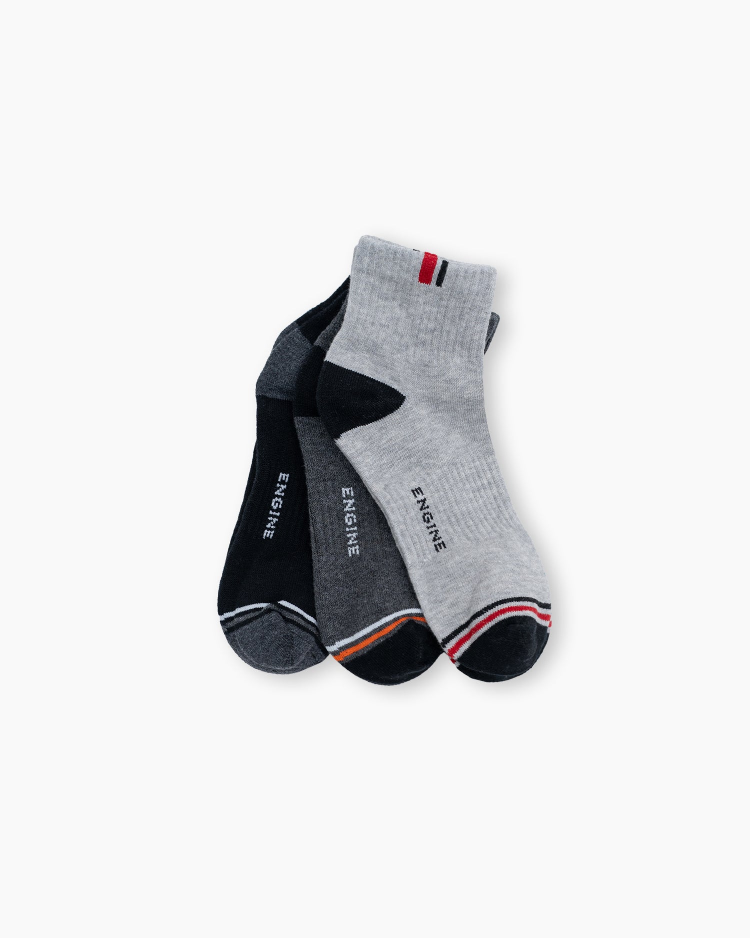 Men Crew Cut Socks - Engine - Buy Now