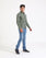 Men L/S Check Casual Shirt For MEN - ENGINE