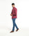 Men L/S Plain Casual Shirt For MEN - ENGINE