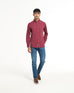 Men L/S Plain Casual Shirt