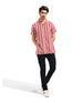 Men Striped Button Down