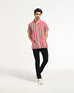 Men Striped Button Down