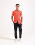 Men S/S Striper Casual Shirt