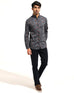 Men L/S Print Casual Shirt