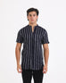 Men S/S Striper Casual Shirt