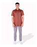 Men Slim Fit Striper Casual Shirt