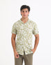 Men S/S Print Casual Shirt