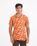 Men S/S Print Casual Shirt