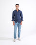 Men L/S Plain Casual Shirt